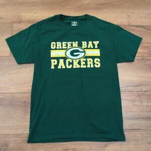 NFL Green Bay Packers Men's Medium Short Sleeve Shirt Wisconsin Green Football